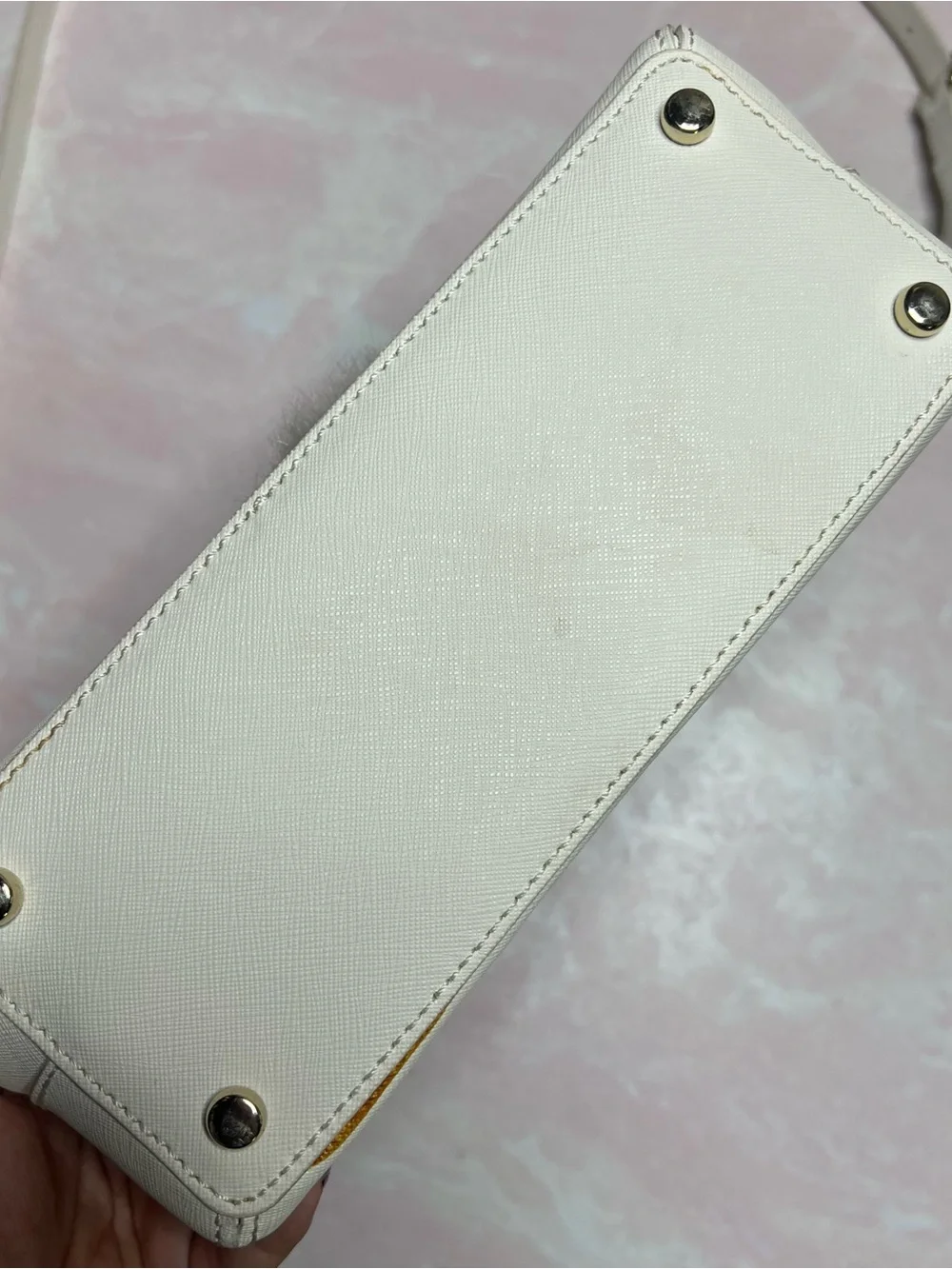 Kate Spade Make Magic Off White Bunny Maise Leather Purse